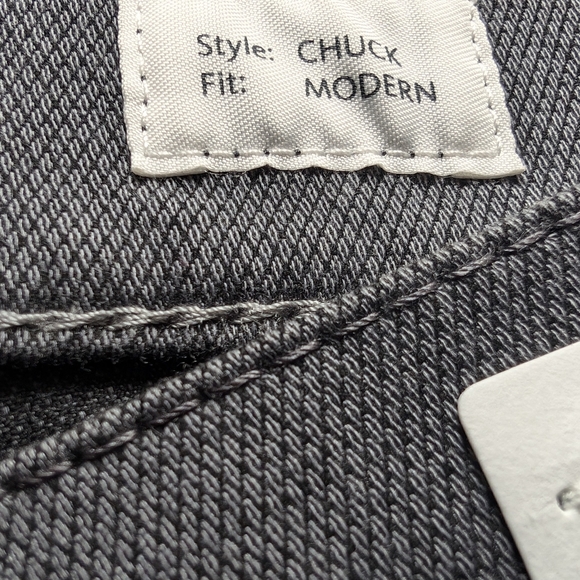 NWT's Brax jeans Men' grey 40 by 32 very soft, hi flex 48% cotton - Picture 4 of 8